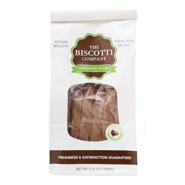 Biscotti Company Gluten Free Chocolate Almond Biscotti 7.15oz 12ct